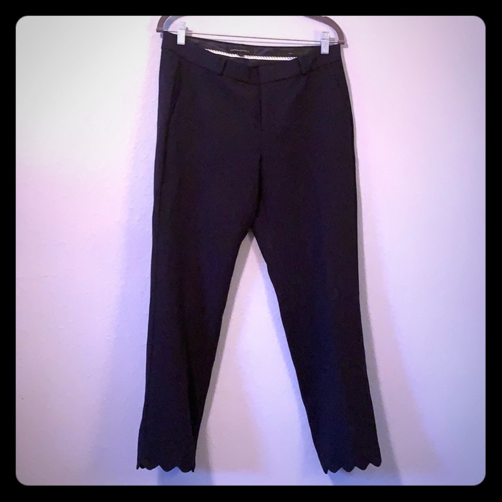 Banana Republic Avery Scalloped Hem Pants